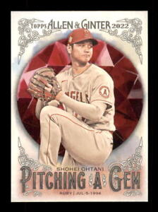 2022 Topps Allen & Ginter PITCHING A GEM Singles to Complete Your Set