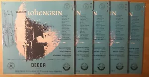 LXT 2880-4 Wagner - Lohengrin Bayreuth Festival Keilberth UK 5LP Special Ed EX - Picture 1 of 2