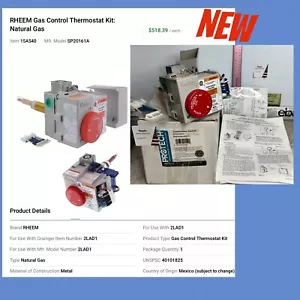 RHEEM SP20161A NG Combination Control Valve Replacement Kit Water HT Ruud 234917 - Picture 1 of 12