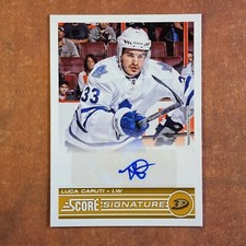 3-01-11 mx . 2013-14 score signature auto autograph #ss-lc luca caputi SP