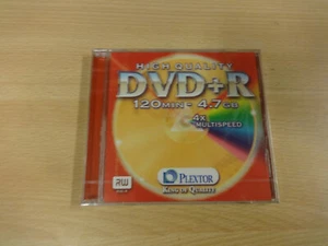 NEW & SEALED PLEXTOR HIGH QUALITY DVD+R RECORDABLE DVD 120 MIN / 4.7GB - Afbeelding 1 van 1