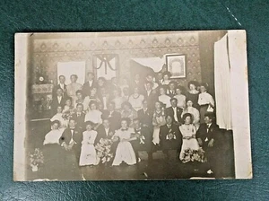 Imagen de grupo 1908 RPPC fiesta gente Clearfield Pa - Imagen 1 de 3