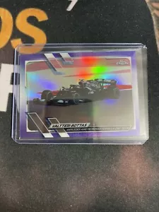 2021 Topps Chrome Formula 1 Valtteri Bottas Viola Rifrattore #9/399 - Foto 1 di 2