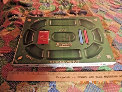 Vintage 1960 Cadaco Tripoley Special Edition No. 300 Complete - Image 1 of 3