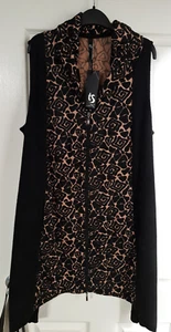 TAKING SHAPE COLLARED VEST WITH ZIPPER - SIZE L - Picture 1 of 5
