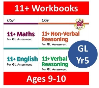 11+ CGP 11 Plus GL Practice Books with Assessment Tests - Ages 9-10 (Year 5) - Image 1 of 4