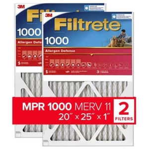 Filtro 3M 20 pulgadas W x 25 in. H x 1 pulgada. Filtro de aire plisado D 11 MERV (paquete de 3) - Imagen 1 de 4
