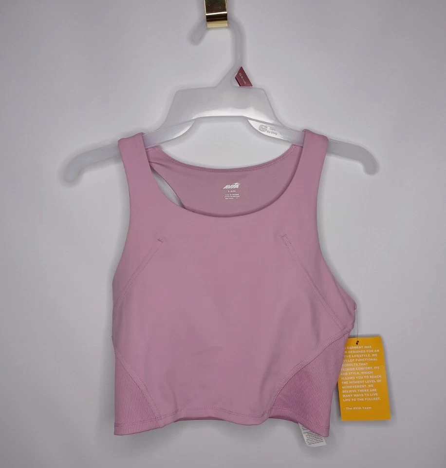 AVIA Performance Sports Bra Wireless Removable Pads sz Small ( US 4-6 )