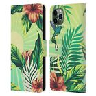 HEAD CASE DESIGNS TROPICAL PRINTS LEATHER BOOK CASE FOR APPLE iPHONE PHONES