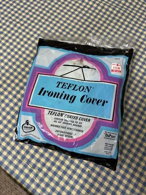 Vintage 60s Teflon Ironing Board Cover Cotton Champion MCM New old stock sealed - Image 1 of 4