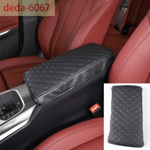 Consola de cuero negro reposabrazos caja almohadilla cubierta cojín para BMW Serie 3 G20 2019-23 - Imagen 1 de 9