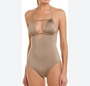 EBERJEY  Beach Glow Suki One-Piece Swimsuit Topaz Small New - Picture 1 of 9