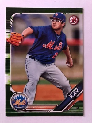 Anthony Kay 2019 Bowman Prospects Green Camo Rookie BP108 Mets - Image 1 of 2