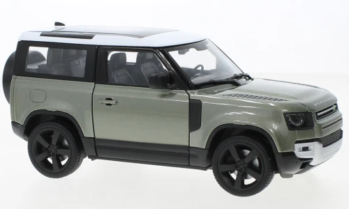 Welly Land Rover Defender Light Green/White 2020 1:24 - Image 1 of 1