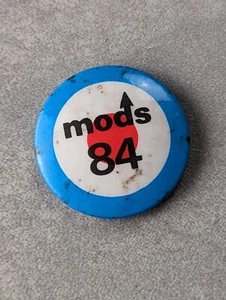 Vintage 80er Mods 84 Pin Abzeichen - Bild 1 von 4