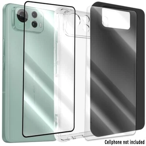 Anti-Strike Anti-Bubble Screen Protector Soft TPU Case for ASUS Zenfone 12 Ultra - Picture 1 of 21