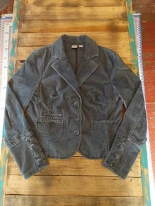 CASLON Nordstrom Jacket Blazer Sz Med Grey Corduroy & Tiny Pockets Tht Look Cool - Picture 1 of 15