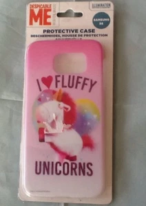 Handy Schutzhülle - Hardcover für Samsung Galaxy S6 Minions I ❤️Fluffy Unicorns - Picture 1 of 6