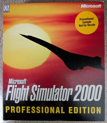 Microsoft Flight Simulator 2000 Professional Edition (PC, 1999) - NEW & SEALED - Image 1 of 4