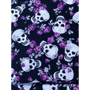 Betsey Johnson Totenkopf Rosen Queen Bettwäsche Set 6 Stück mit Bonus - Bild 1 von 4