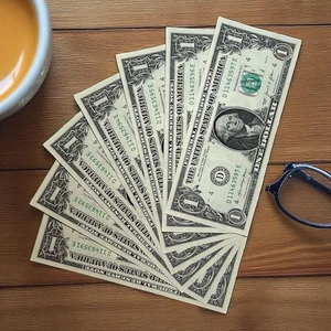 2021 $1 Bills Serial Numbers In Sequential Order 3591 through 3597 (Seven) - Picture 1 of 1
