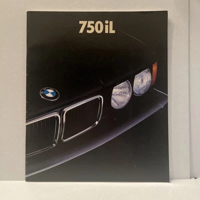 BMW 750 iL 1988 concesionario Prestige folleto de ventas grandes características especificaciones, C4 Foto 1 de 4