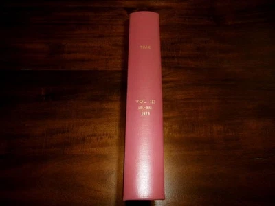 1979  JANUARY TO MARCH 13 TIME MAGAZINES BOUND VOLUME EINSTEIN COLOMBIAN COCAINE - Image 1 of 4