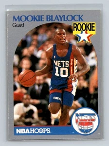 Mookie Blaylock 1990-91 Hoops #193 RC New Jersey Nets - Picture 1 of 2