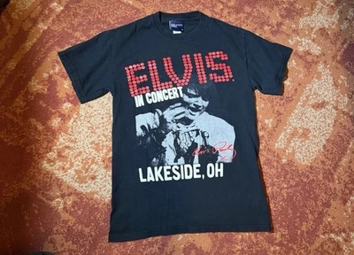 Elvis In Concert Lakeside Ohio T Shirt Size S - Image 1 of 4