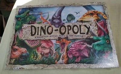 Dino Opoly Board Game New Sealed Late for the Sky Dinosaurs Animals Prehistoric - Image 1 of 3