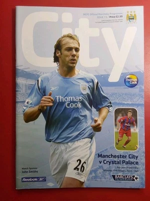 Manchester City v Crystal Palace 15th January 2005 Excellent  - Image 1 of 2