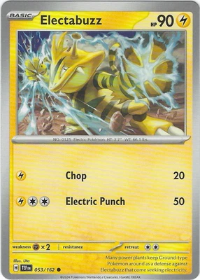 Electabuzz #053/162 Sv05: Temporal Forces Common - Pokemon - Image 1 of 2
