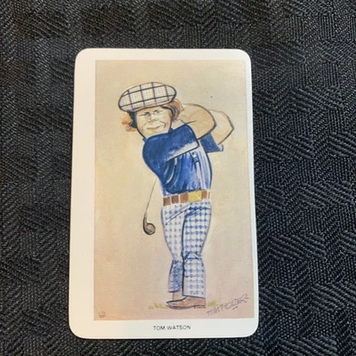 1979 VENORLANDUS WORLD OF SPORT OUR HEROES FLIK CARDS #23 TOM WATSON MINT - Image 1 of 2