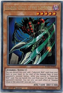 Shadow Ghoul Of The Labryinth - MAZE-EN002 Maze of Memories 1st Ed Yugioh Card - Picture 1 of 1