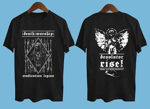 NEU DEATH ANBETUNG Band Kurzarm Baumwolle schwarz alle Größen Shirt AC2260 - Bild 1 von 2