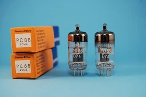 Matched Pair Siemens PC86 4CM4 NOS NIB Triode Tubes Valves Rohres - Picture 1 of 7
