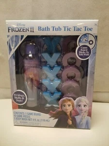 Disney Frozen 2 Bath Tub Tic Tac Toe Game Elsa Anna Body Wash For Kids Set - Picture 1 of 2