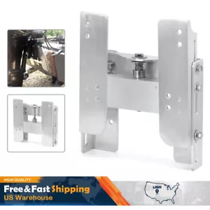 Elevador eléctrico manual de placa de gato de motor de aluminio fueraborda ajustable para barco de 4"" - Imagen 1 de 14