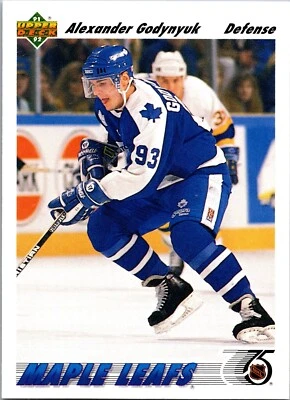 1991-92 Upper Deck - #466 Alexander Godynyuk (RC) - Image 1 of 2