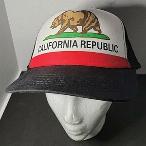 Vintage Republic of California Hat Foam Truckers Mesh Snapback New w Tags - Picture 1 of 6