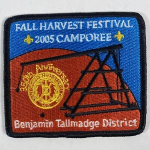 Benjamin Tallmadge District Fall Harvest Festival 2005 Camporee BSA Patch Badge - Picture 1 of 3