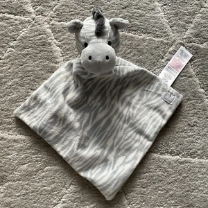 Tesco F&F Baby Boys Grey Zebra Comforter Blanket/Dou Dou/Soft Toy Giraffe - Picture 1 of 8