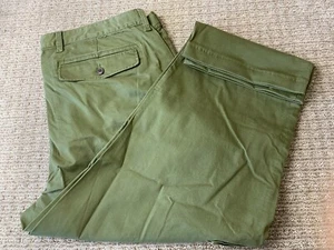 $75 New Lands' End Men's Trad Fit Comfort First CW Cargo Pants Dk Olive 40x31 - Picture 1 of 12