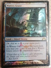 1 x MTG Watery Grave - Foil Gatecrash - Slightly Played, English