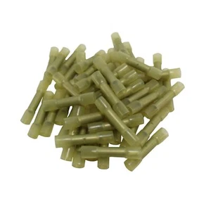 Install Bay Waterproof Heat Shrink Yellow Butt Connectors 12-10Ga 100 Pc - Picture 1 of 2