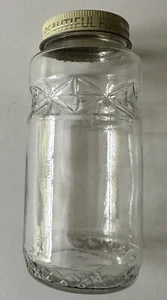 Kretschmer Wheat Germ Jar with Lid - EMPTY - Circa  1960 - 6.5" x 3" Very Clean - Picture 1 of 8