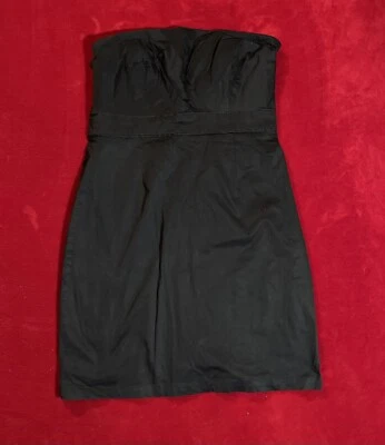 New York & Company Women's Sleeveless Strapless Black Dress Size: 10 - Image 1 of 4