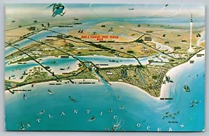 Cartolina Artista Concept della NASA John F Kennedy Space Center Cape Kennedy FL - Foto 1 di 2