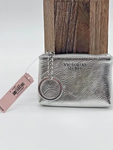 Victoria's Secret Silver KEY CHAIN COIN PURSE - Picture 1 of 1