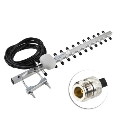 WiFi 2.4GHz 16dBi Outdoor Directional Yagi Antenna N Female 5m for WiFi  - Image 1 of 4